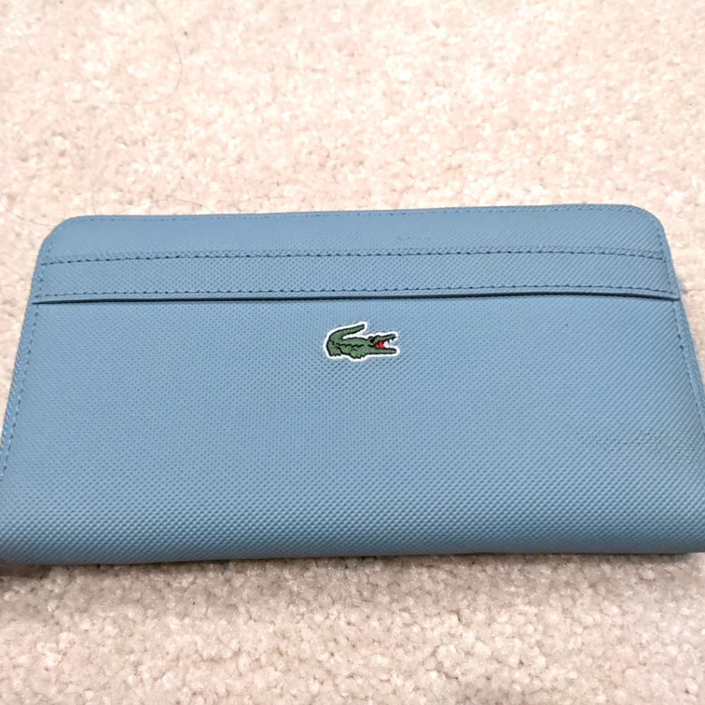 Lacoste zip around wallet